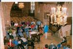 Rens in 1990 als gids voor gehandicapten in de Catharinakerk